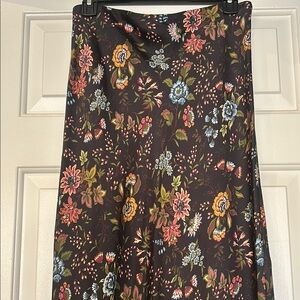 Veronica Beard Floral Silk Skirt